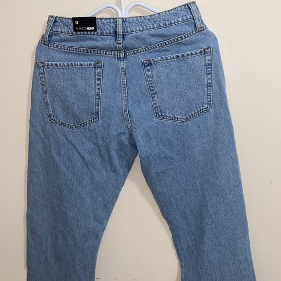 Go All Cut Out Slouch Fit Jeans - Light Blue Wash - Picture 4 of 6